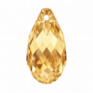 Crystal drop 17.0 x 8.5 mm Crystal Golden Shadow - 6010 MM 17.0 x 8.5 GSHA