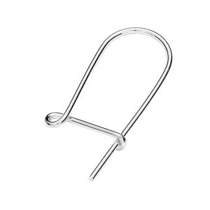 Ear wire with open loop - BT 2 0,7x9,3x20 mm