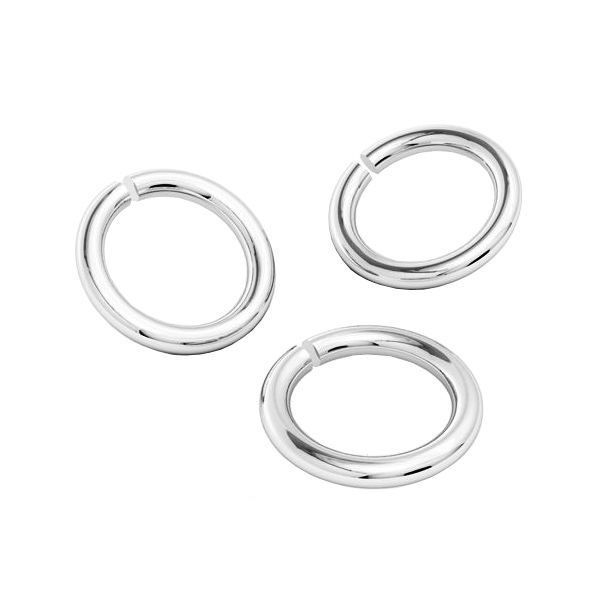 KC-0,95x4,00 (KC-6x6) - Open jump rings, sterling silver 925