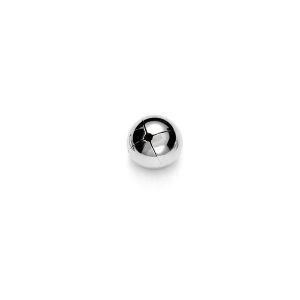 Silver balls 4mm (1 hole) - P1F  4,0 F:0,9