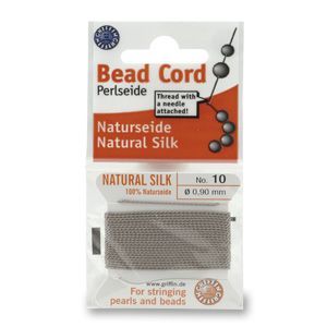 SILKTHREAD 08 - GREY (0.80 mm, 2.0 m)