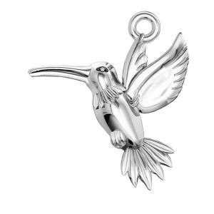 Hummingbird pendant, sterling silver 925*CHARM 86 14,5x16 mm