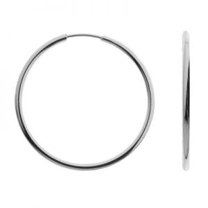 Round hoop earrings KL-140 1,8x26 mm