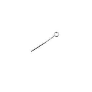 20 mm headpins with hook, sterling silver, SZPO 0,80 - 20 mm