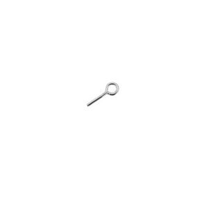 10 mm headpins with hook, sterling silver 925, SZPO 0,80 - 10 mm