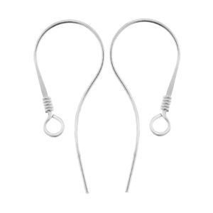 Open ear wire with loop, BO 42 0,8x30 mm
