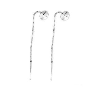 Setting earrings for Swarovski Xirius Chaton - KLA OKSV 1088 7 mm (1088 SS 34)