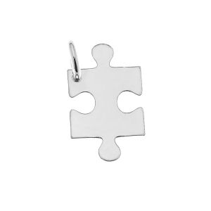 Puzzle charm LK-0317 - 0,50 11,2x18,9 mm