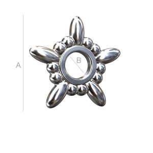 ODL-00024 - Silver star spacer