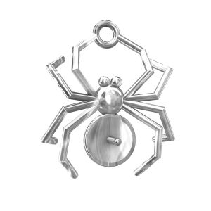ODL-00056 (5817 MM 8), spider pendant pearls base, sterling silver
