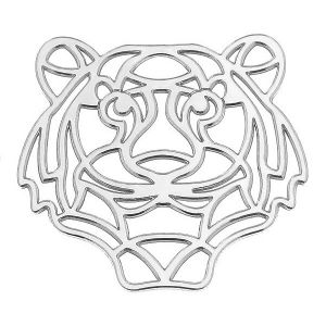 Origami tiger pendant sterling silver, LK-0505 - 0,50
