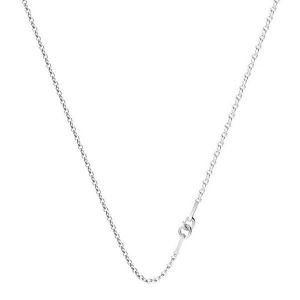 Necklace base, sterling silver 925, A 030 CHAIN 21 45 cm