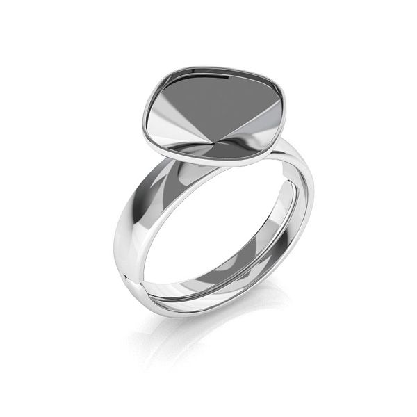 B ring. Swarovski основа для кольца. Размер Сваровски 52.