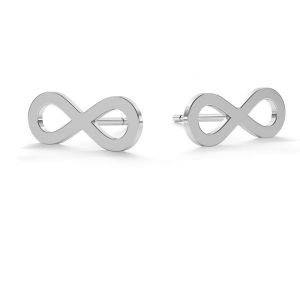 Infinity earrings post - LK-0589