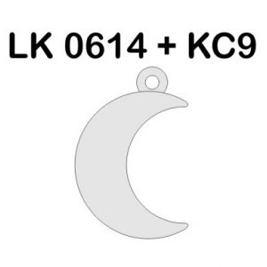 Moon charm, LK-0614 - 0,50