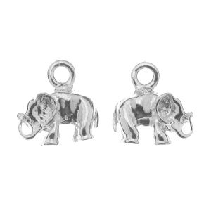Elephant 3D pendant, ODL-00124 9,5x10 mm