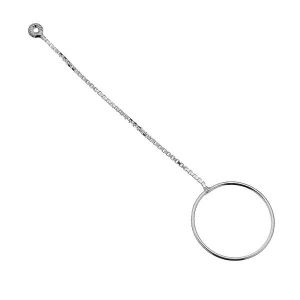 Circle 1,6 cm earring chain - KŁA-28