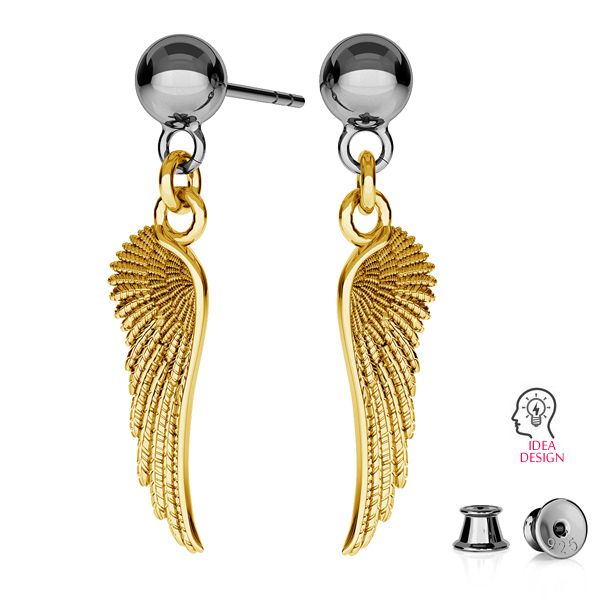 Angel wing charms - ODL-00162