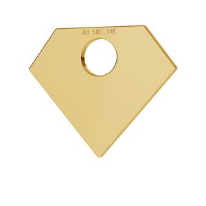 Diamond gold 14K pendant LKZ-00013 - 0,30 mm
