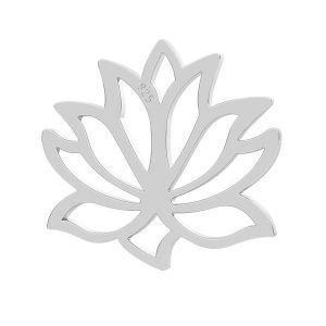 Lotus flower pendant, LK-0771 - 0,50 13x14 mm