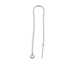 Cable anchor chain earring (base) - KLA-33