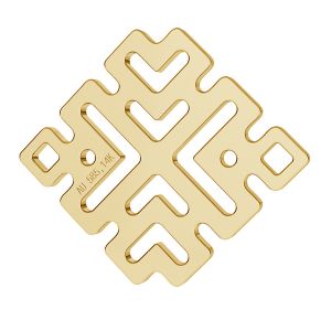 Greek style pendant gold 14K LKZ-00188 - 0,30 mm