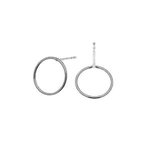 Circle earring studs - KLS-17 1,5x12,5 mm
