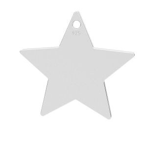 Star pendant, silver 925, LK-1303 - 0,50