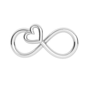 Infinity sign pendant, sterling silver 925, ODL-00332