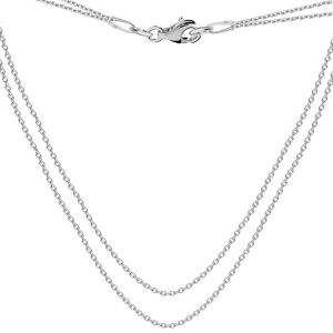 Base for necklaces, sterling silver 925, S-CHAIN 16 (A 030)