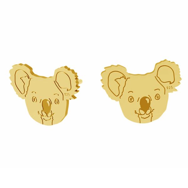 koala earrings