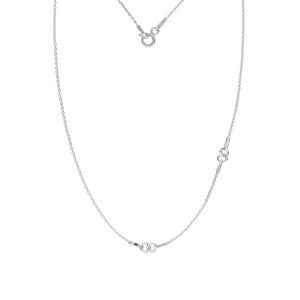 Base for necklaces, sterling silver, A 030, S-CHAIN 24