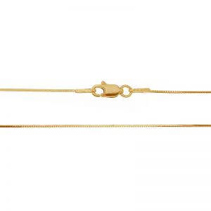 Gold snake chain with clasp, gold 14K, SG-SN 020 DC8L 45 cm
