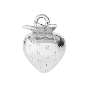 Strawberry pendant, sterling silver, ODL-00414