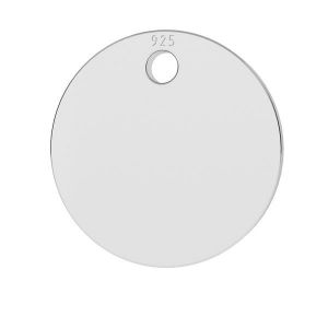 Round blank disk pendant, LK-0681 - 0,50
