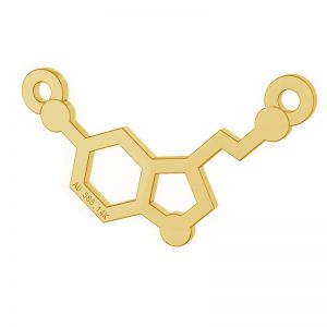 Twig leaf, pendant gold 14K, LKZ-06061 - 0,30