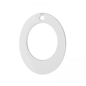 Oval pendant, sterling silver, LKM-2084
