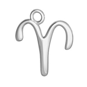 Aries zodiac pendant, sterling silver 925, ODL-00530