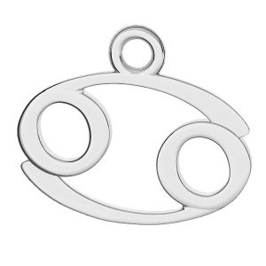 Cancer zodiac pendant, sterling silver 925, ODL-00571