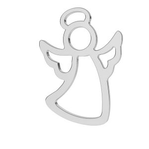 Angel pendant connector, sterling silver, LKM-2018