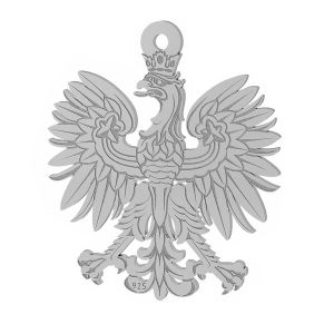 Eagle pendant, sterling silver, LKM-2041