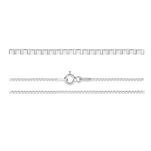 KV 015 4L (60 cm), venetian box chain sterling silver