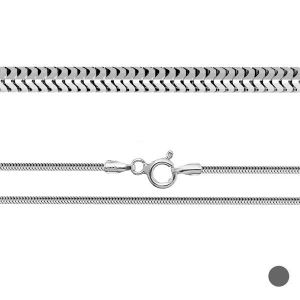 Flexible snake chain*sterling silver 925*CSTD 1,4 (42 cm)