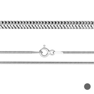 Flexible snake chain*sterling silver 925*CSTD 1,6 (45 cm)