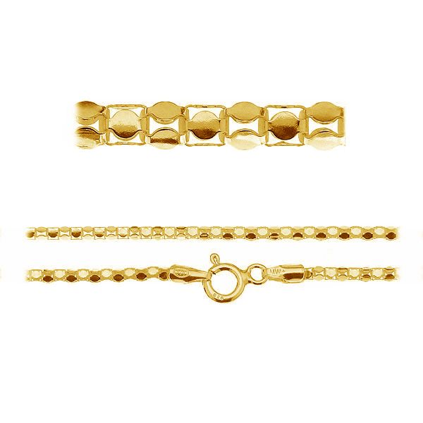 Coreana chain*sterling silver 925*CORP 1,4 (55 cm) SILVEXCRAFT