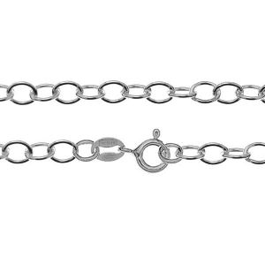 Anchor chain for celebrity necklace*sterling silver 925*A 050 (40 cm)
