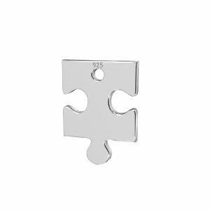 Puzzle pendant*sterling silver 925*LKM-2422 - 0,50 14x24 mm
