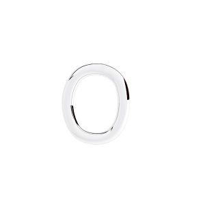 Owal soldered jump ring*sterling silver*KCZO 3x3,7 mm