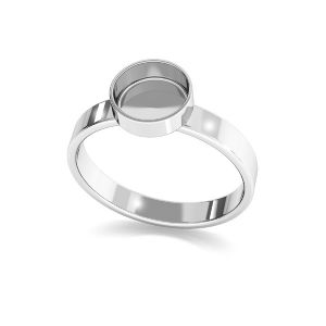 Round ring for resin, sterling silver 925, RING FMG-R - 2,80 8 mm