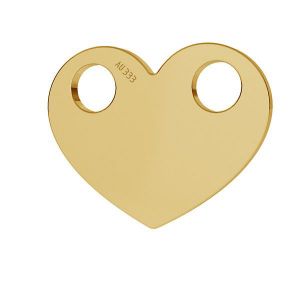 Heart pendant*gold 333*LKZ8K-30007 - 0,30 9,4x12 mm